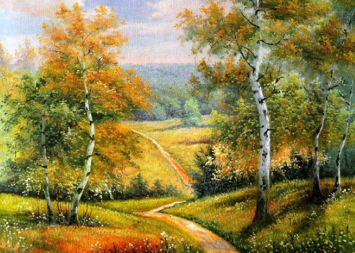 Картина "Русский лес" Цена: 8600 руб. Размер: 70 x 50 см.