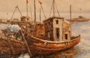 Картина "Рыбацкий баркас" Цена: 9400 руб. Размер: 60 x 50 см.
