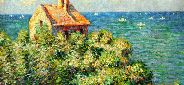 Картина "Рыбацкий домик" Клод Моне Цена: 7200 руб. Размер: 60 x 50 см.