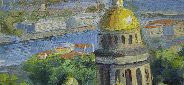 Картина "Санкт-Петербург" Цена: 4900 руб. Размер: 25 x 20 см. Увеличенный фрагмент.