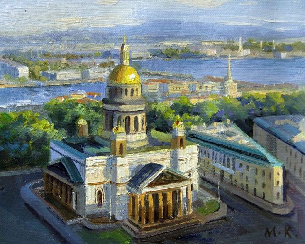 Картина "Санкт-Петербург" Цена: 4900 руб. Размер: 25 x 20 см.