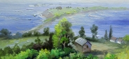 Картина "Село" Цена: 4500 руб. Размер: 25 x 20 см.