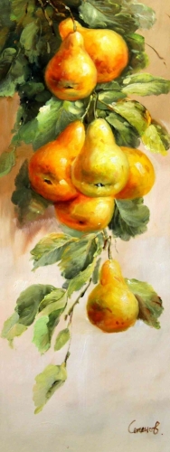 Картина "Сладкая груша" Цена: 7600 руб. Размер: 30 x 80 см.