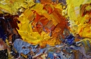 Картина "Солнечные маки" Цена: 7500 руб. Размер: 50 x 60 см. Увеличенный фрагмент.
