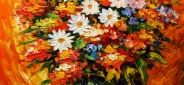 Картина "Солнечные ромашки" Цена: 7500 руб. Размер: 50 x 60 см.