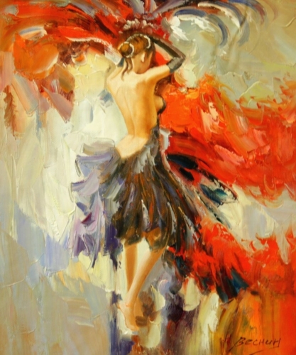 Картина "Страстный танец" Цена: 7500 руб. Размер: 60 x 50 см.