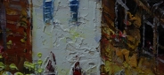 Картина "Светлая Венеция" Цена: 12000 руб. Размер: 60 x 90 см. Увеличенный фрагмент.