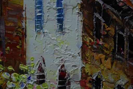 Картина "Светлая Венеция" Цена: 10800 руб. Размер: 60 x 90 см. Увеличенный фрагмент.