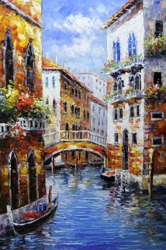 Картина "Светлая Венеция" Цена: 12000 руб. Размер: 60 x 90 см.