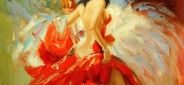 Картина "Танцовщица" Цена: 11000 руб. Размер: 80 x 80 см.