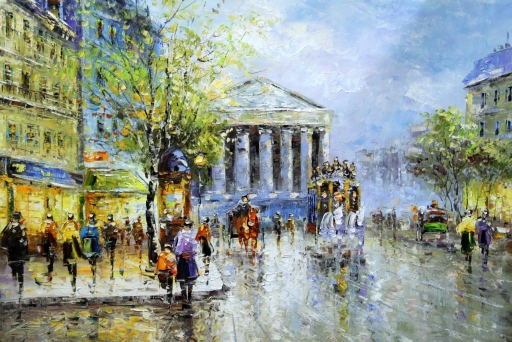 Картина "Театральный бульвар" Цена: 9400 руб. Размер: 90 x 60 см.