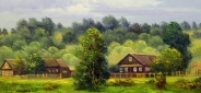Картина "Тихая речушка" Цена: 6600 руб. Размер: 40 x 30 см.