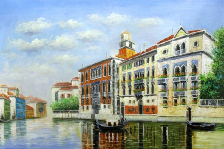 Картина "Тихая Венеция" Цена: 10900 руб. Размер: 90 x 60 см.