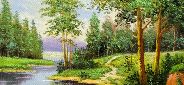 Картина "Тропинка к озеру" Цена: 5400 руб. Размер: 40 x 30 см.