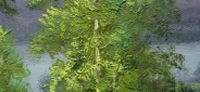 Картина "Тропинка" Цена: 16600 руб. Размер: 90 x 60 см. Увеличенный фрагмент.