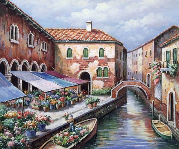 Картина "Утро в  Венеции" Цена: 7700 руб. Размер: 60 x 50 см.