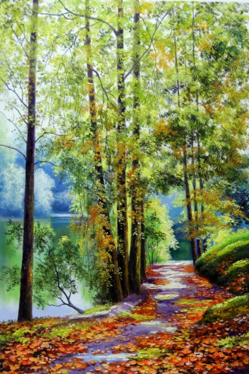 Картина "В берёзовом лесу" Цена: 15000 руб. Размер: 60 x 90 см.