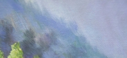 Картина "В горах" Цена: 16600 руб. Размер: 60 x 90 см. Увеличенный фрагмент.