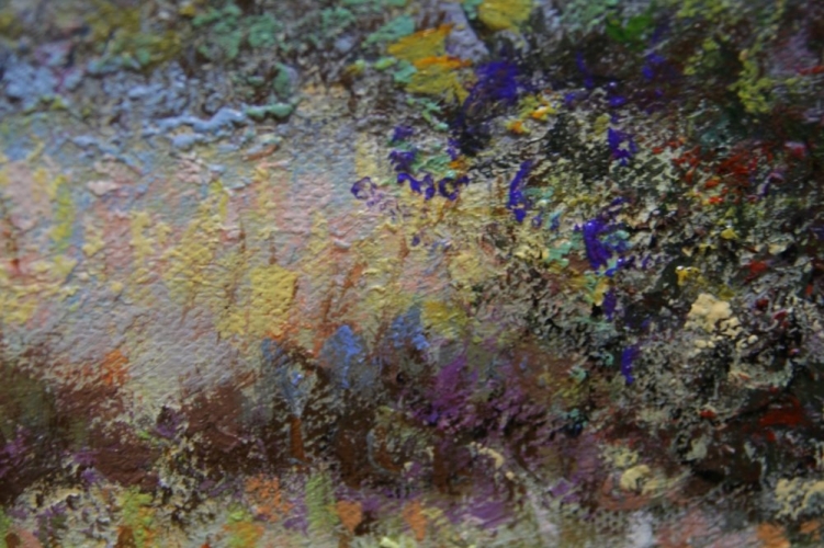 Картина "В маковых полях" Клод Моне Цена: 7000 руб. Размер: 50 x 60 см. Увеличенный фрагмент.