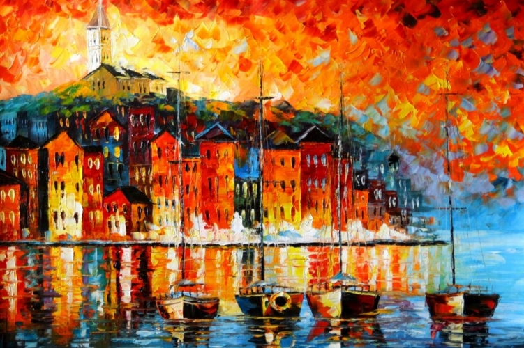 Картина "Вечер в Венеции" Цена: 8500 руб. Размер: 90 x 60 см.
