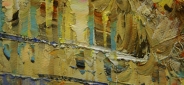 Картина "Вечерняя улица" Цена: 10000 руб. Размер: 90 x 60 см. Увеличенный фрагмент.