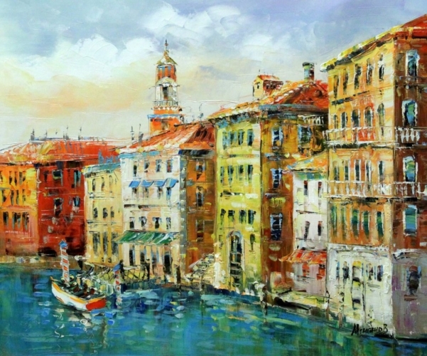 Картина "Вечерняя Венеция" Цена: 8000 руб. Размер: 60 x 50 см.