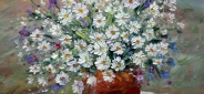 Картина "Великолепные цветы" Цена: 9000 руб. Размер: 60 x 50 см.