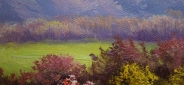 Картина "Весенние краски" Цена: 5500 руб. Размер: 40 x 30 см. Увеличенный фрагмент.