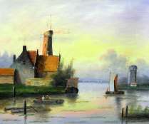 Картина "Виды Голландии"
