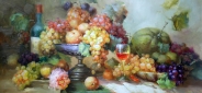 Картина "Вино и фрукты" Цена: 14900 руб. Размер: 90 x 60 см.