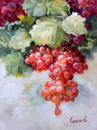 Картина "Виноградная гроздь" Цена: 5000 руб. Размер: 30 x 40 см.