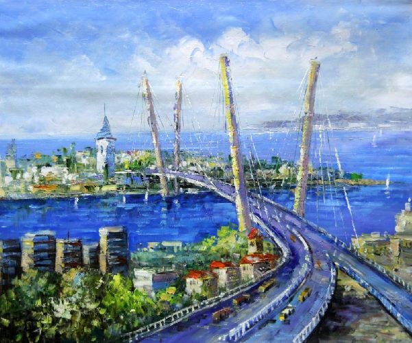 Картина "Владивосток" Цена: 7200 руб. Размер: 60 x 50 см.