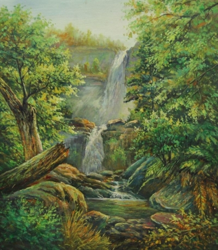 Картина "Водопад" Цена: 4500 руб. Размер: 50 x 60 см.