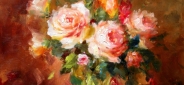 Картина "Вот так розы" Цена: 10300 руб. Размер: 50 x 60 см.