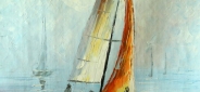 Картина "Яхта" Цена: 6300 руб. Размер: 50 x 60 см.