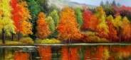 Картина  "Яркая осень" Цена: 7500 руб. Размер: 50 x 40 см.