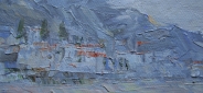 Картина "Южные берега" Цена: 4900 руб. Размер: 60 x 50 см. Увеличенный фрагмент.