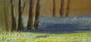 Картина "Зимний вечер" Цена: 13500 руб. Размер: 90 x 60 см. Увеличенный фрагмент.