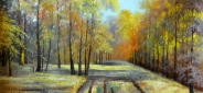 Картина "Зимний вечер" Цена: 13500 руб. Размер: 90 x 60 см.