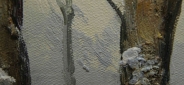 Картина "Зимняя пора" Цена: 8600 руб. Размер: 60 x 50 см. Увеличенный фрагмент.